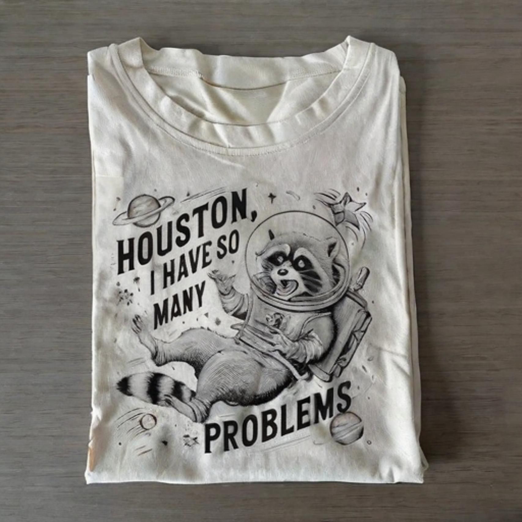 Funny Raccoon T-Shirt - Vintage Washed Apparel by VanceMade