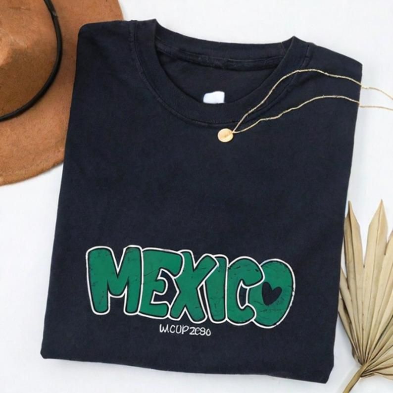 MEXICO W.CUP 2026 VINTAGE T-SHIRT - Vintage Washed Apparel by VanceMade