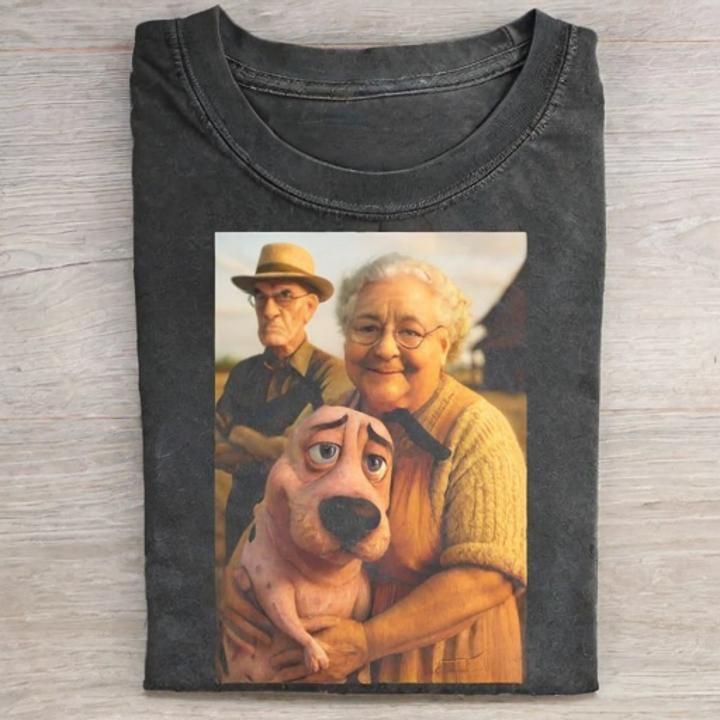 Courage the Cowardly Dog T-Shirt - Vintage Washed Apparel by VanceMade