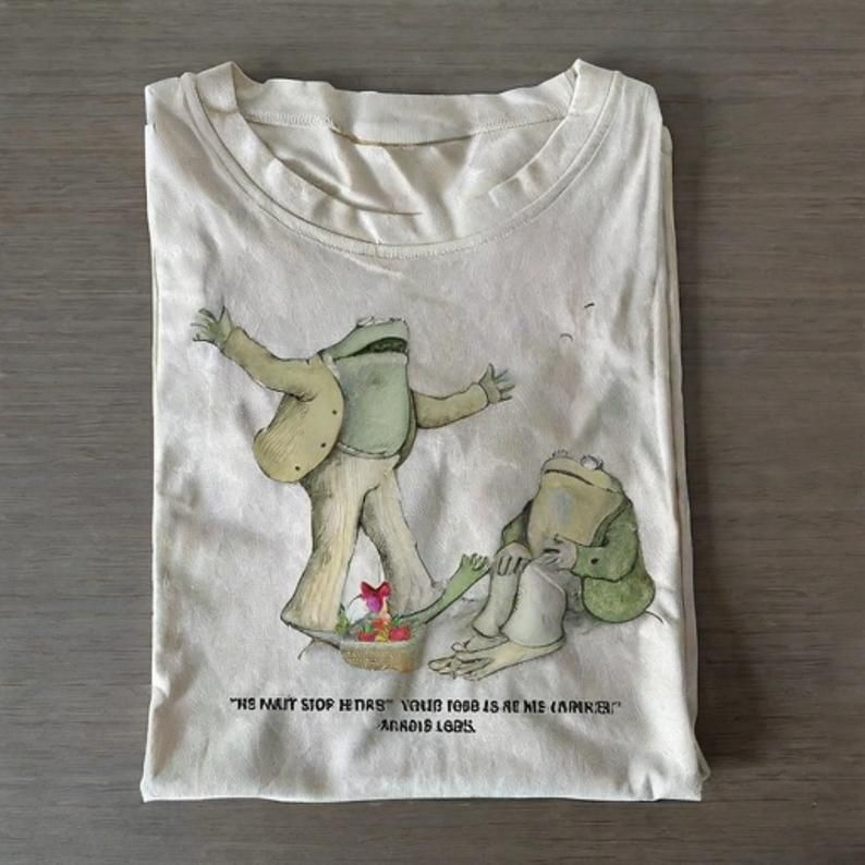 Frog And Toad Retro Funny Frog T-shirt - Vintage Washed Apparel by VanceMade