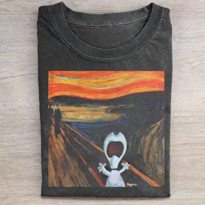 Funny Art Meme Graphic Tee - Vintage Washed Apparel by VanceMade
