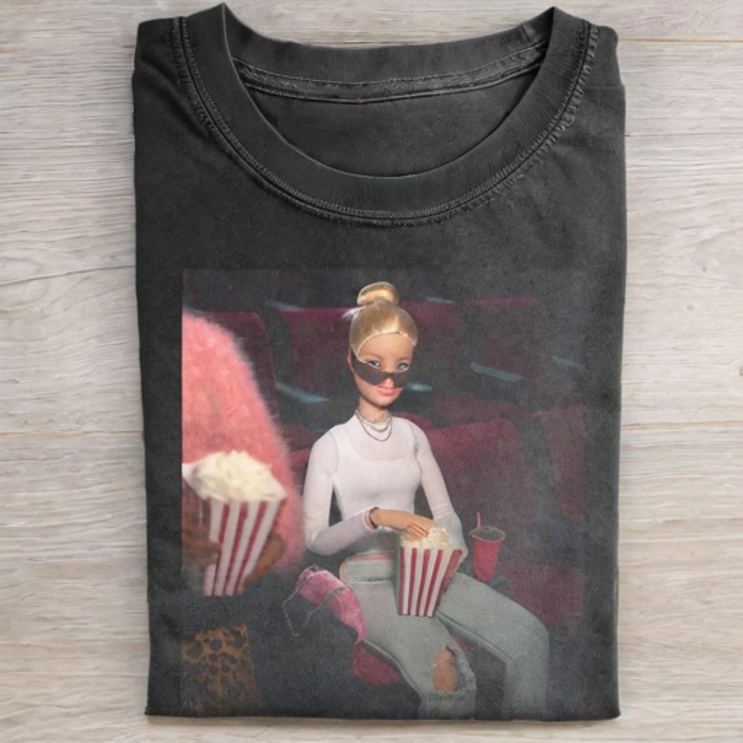 Funny Doll FaceCORE FOR MOVIE THEATERS T-SHIRT - Vintage Washed Apparel by VanceMade