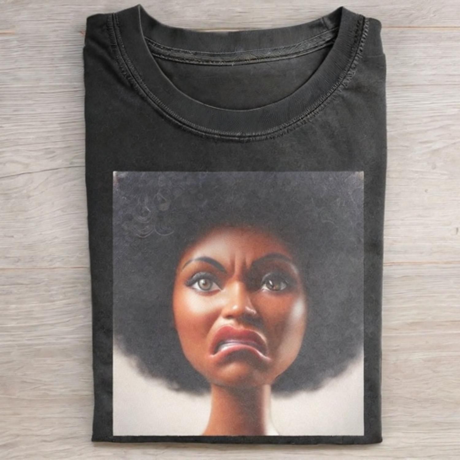 Funny Doll Face MEME ICON TEE - Vintage Washed Apparel by VanceMade