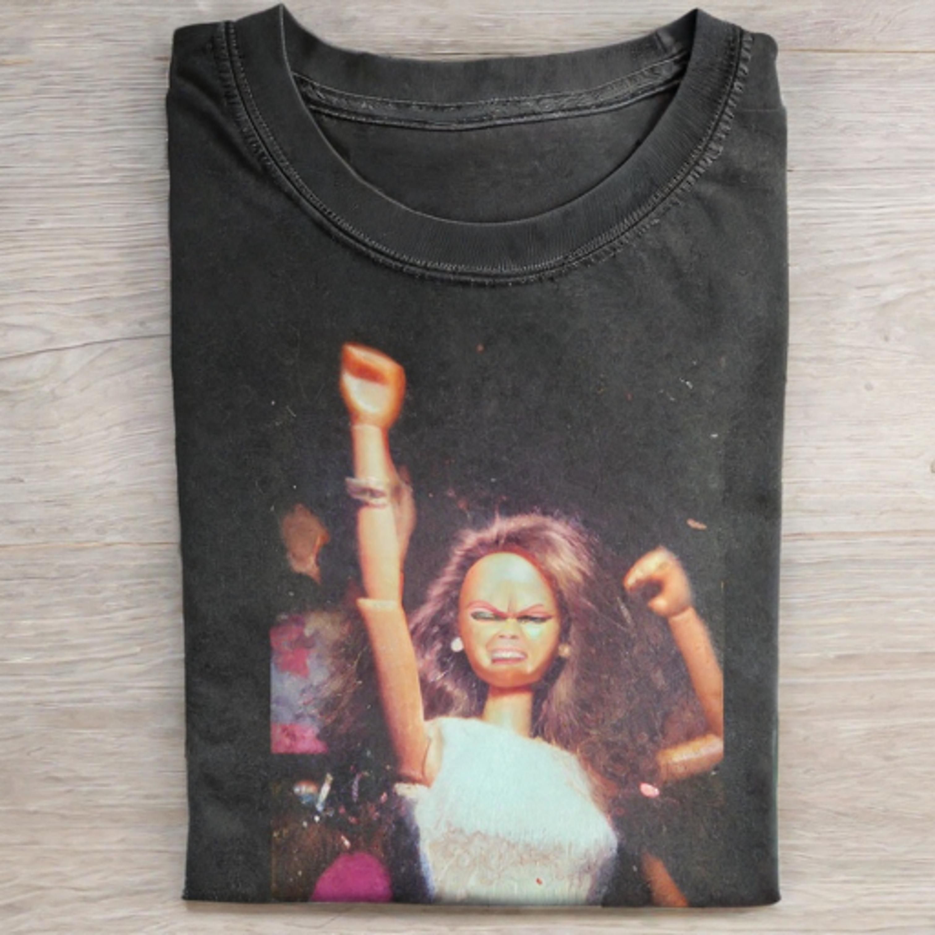 Funny Doll FaceCORE-THEMED PARTY TEE - Vintage Washed Apparel by VanceMade