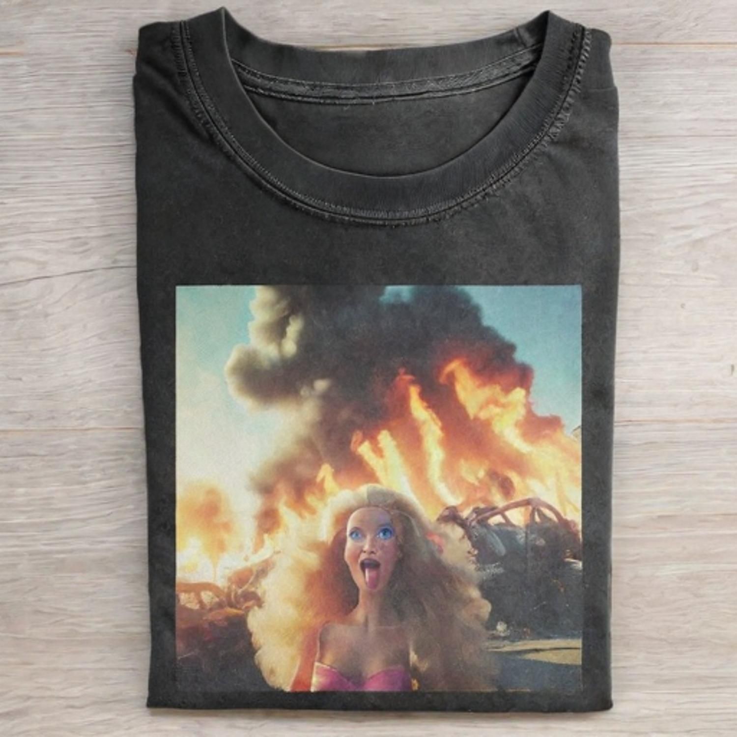 Funny Doll FaceCORE MEME MOOD ICON TEE - Vintage Washed Apparel by VanceMade