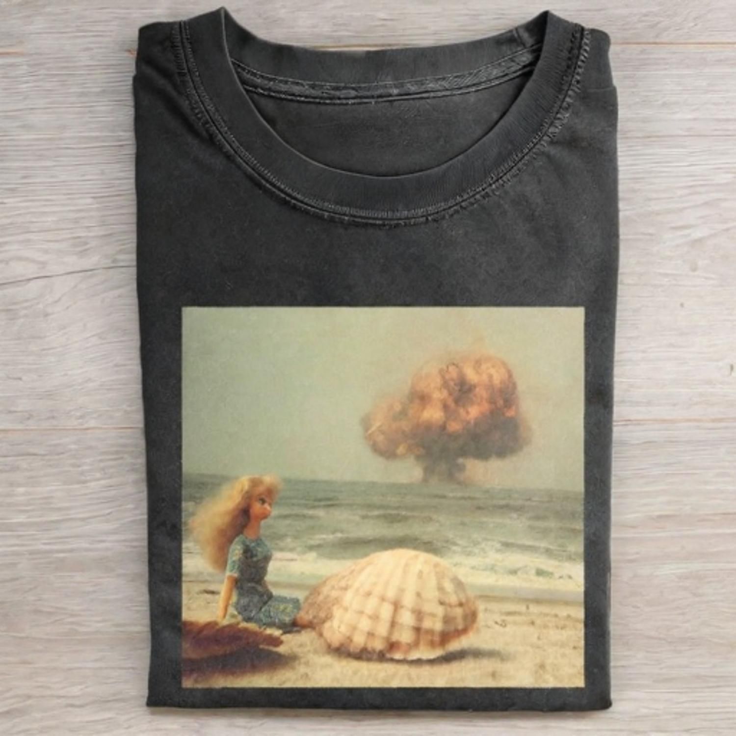 Funny Doll FaceCORE MEME MOOD ICON TEE - Vintage Washed Apparel by VanceMade