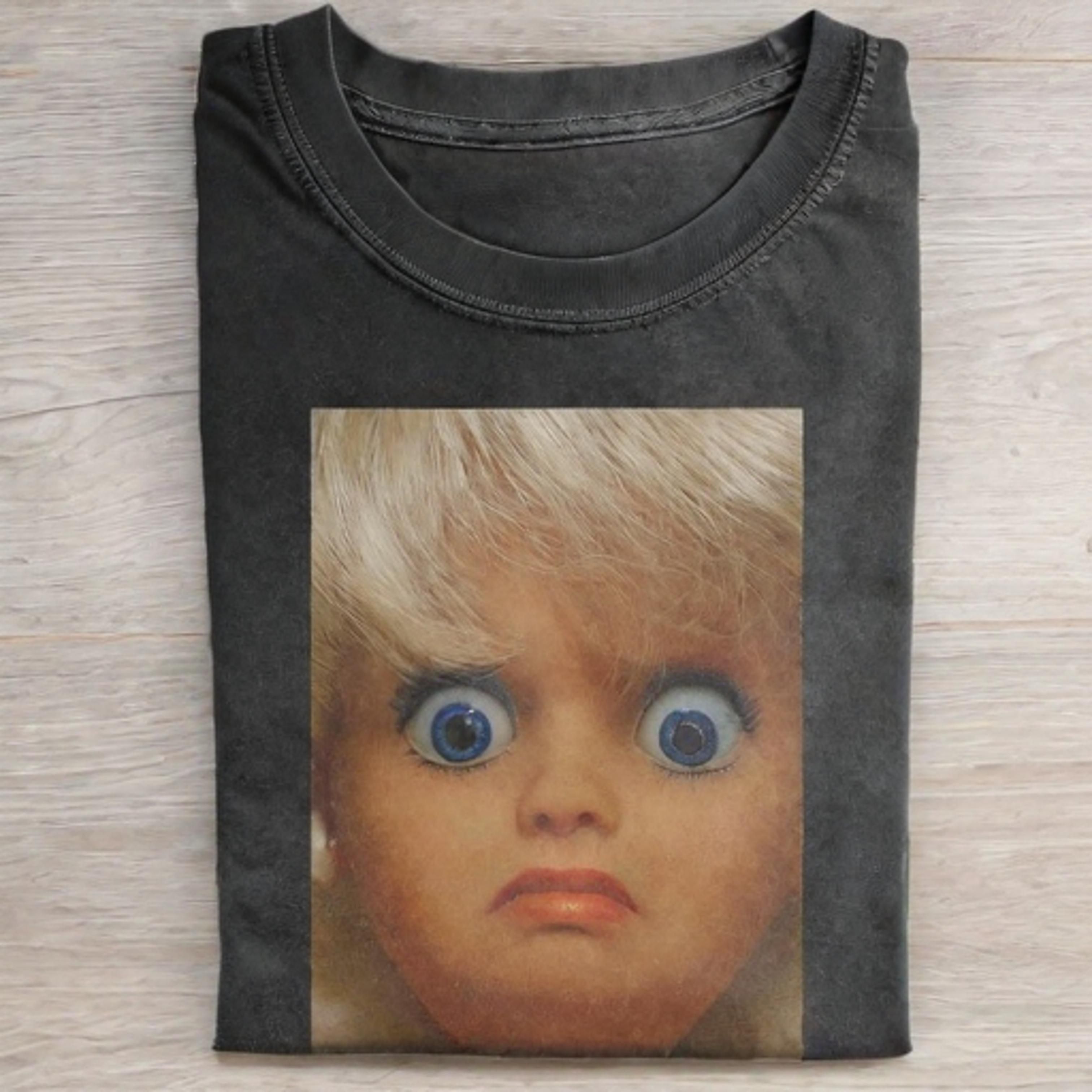 STARING Funny Doll FaceCORE TEE - Vintage Washed Apparel by VanceMade