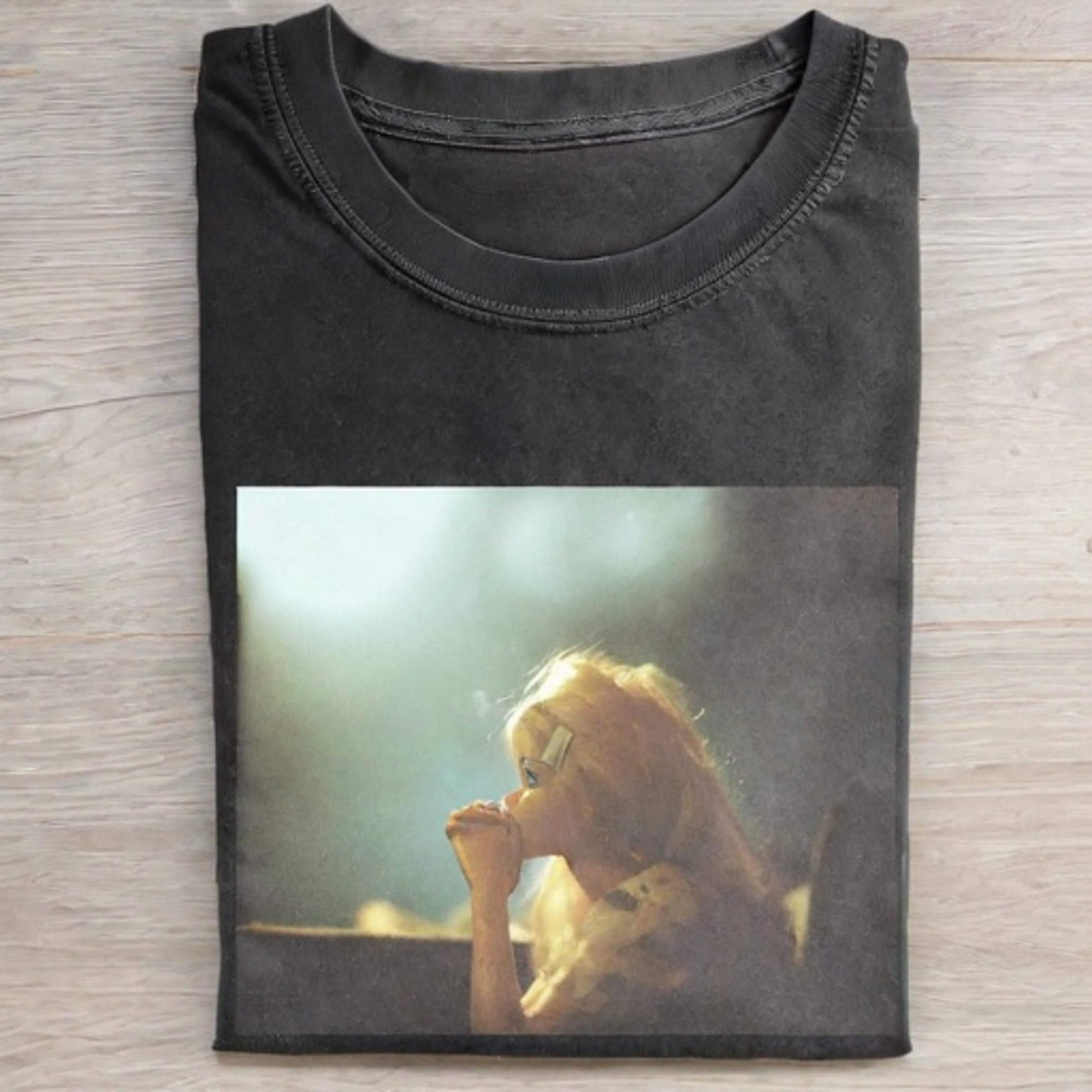 INJURED Funny Doll FaceCORE PRAYING TEE - Vintage Washed Apparel by VanceMade