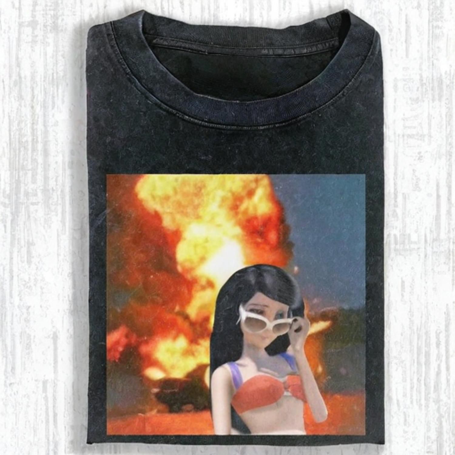 Funny Doll Face T-SHIRT - Vintage Washed Apparel by VanceMade