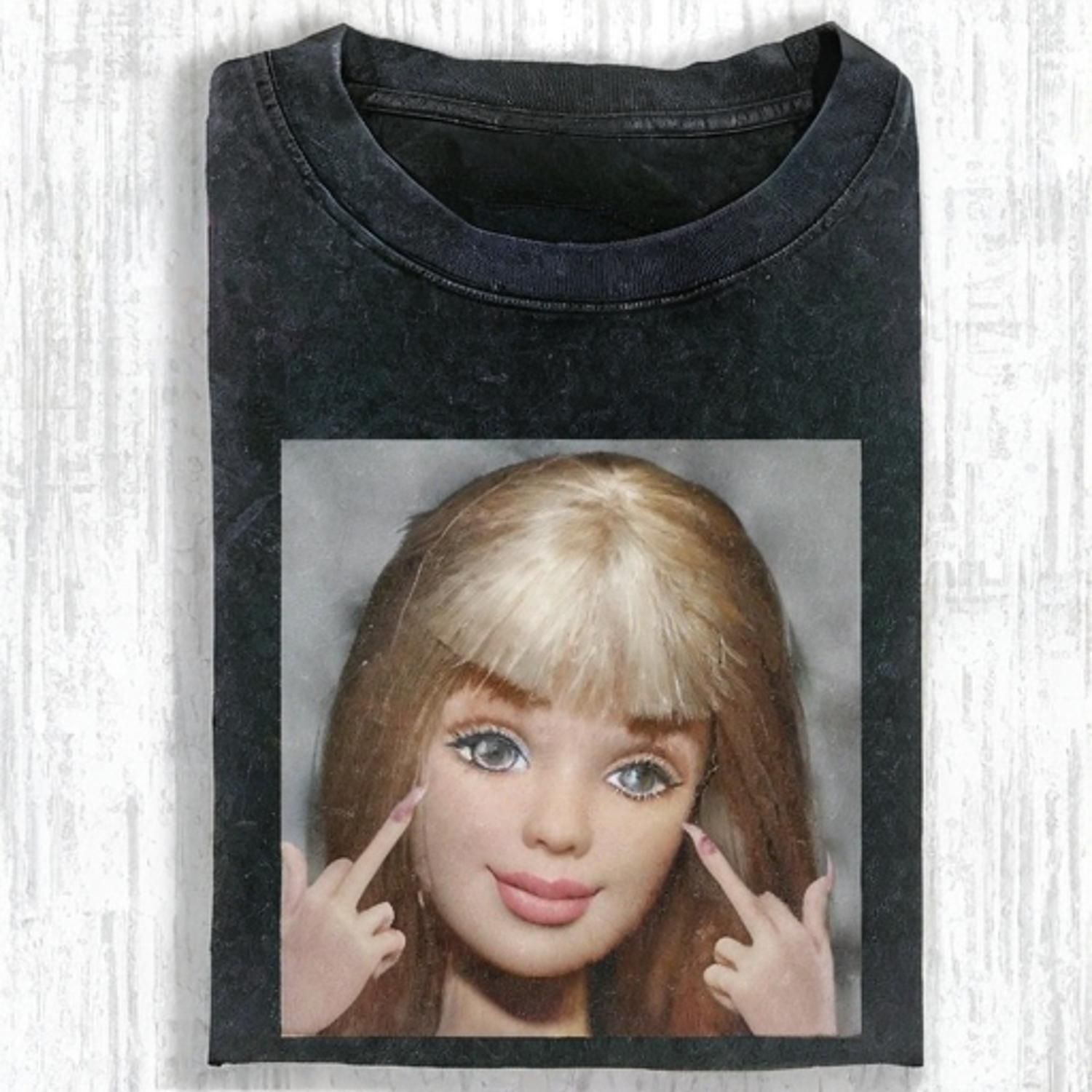 DOLL GIRL MEME T-SHIRT - Vintage Washed Apparel by VanceMade