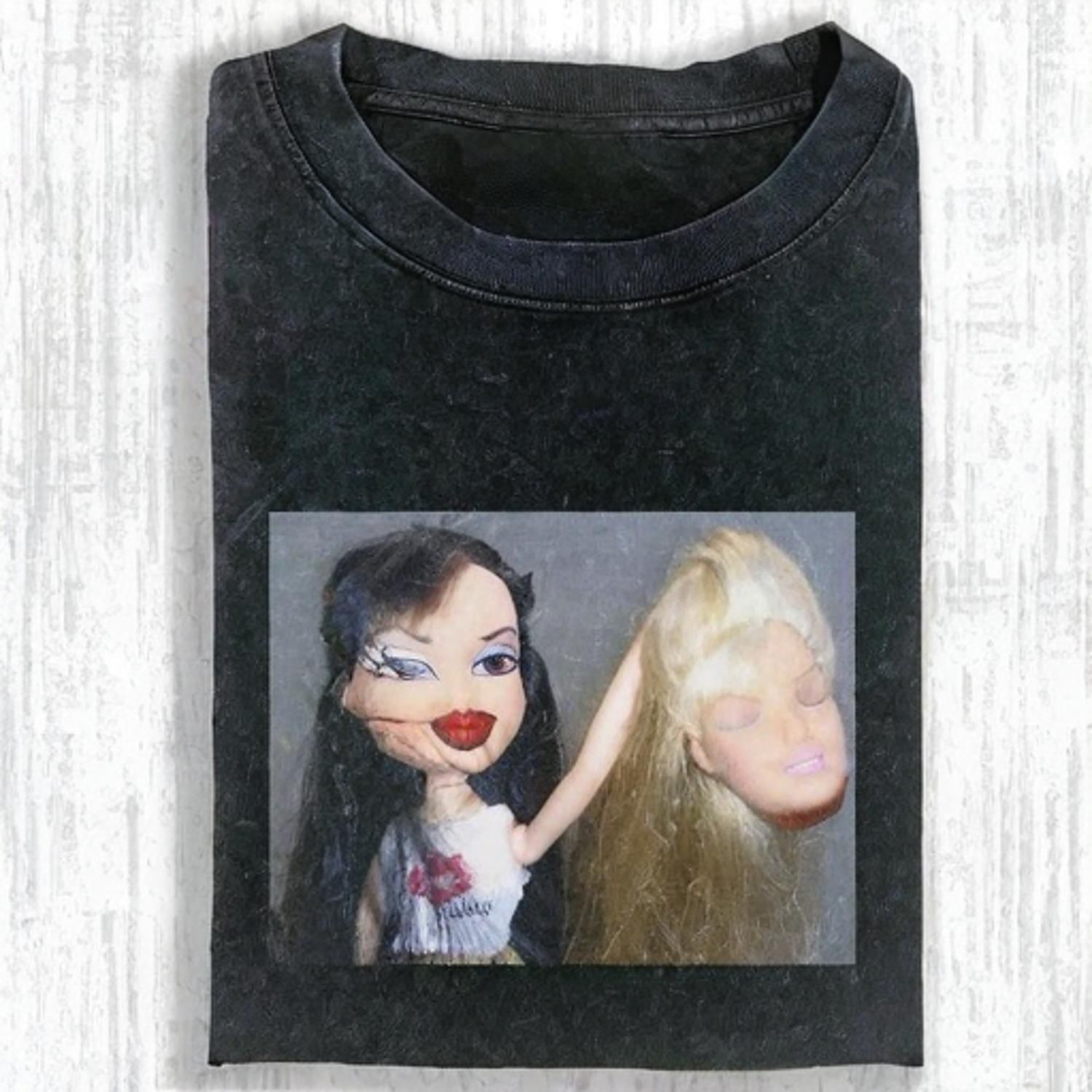 Funny Doll Face MEME ICON TEE - Vintage Washed Apparel by VanceMade