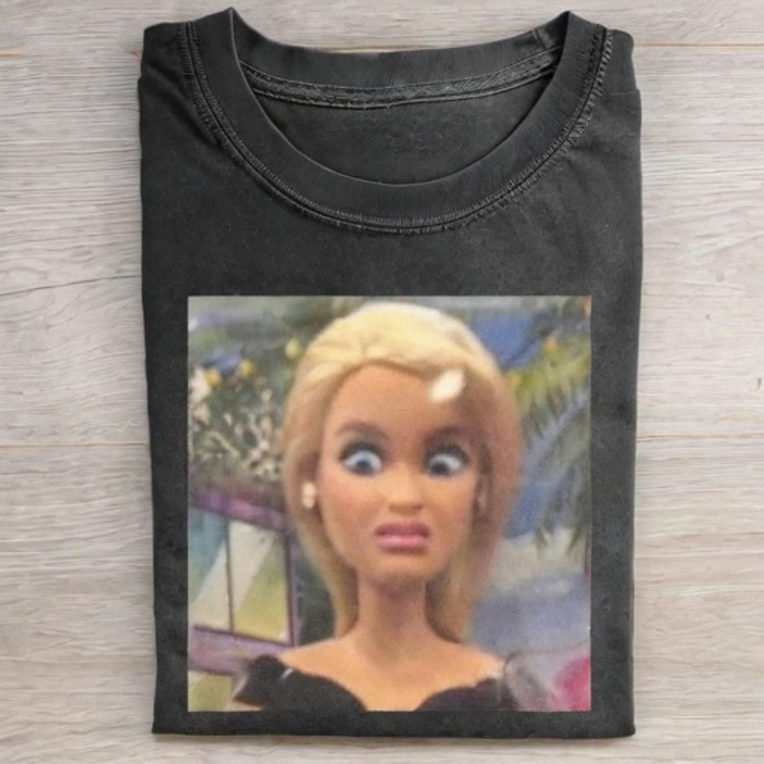 Funny Doll FaceCORE MEME MOOD ICON TEE - Vintage Washed Apparel by VanceMade