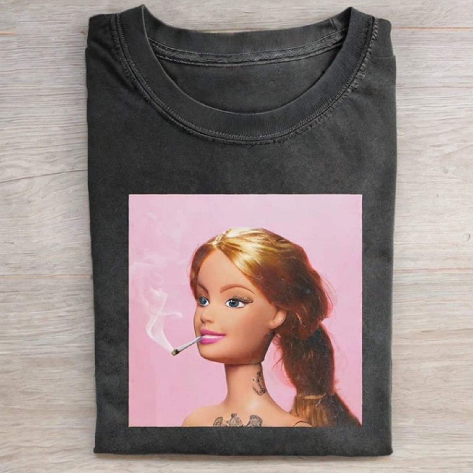 DOLL GIRL MEME T-SHIRT - Vintage Washed Apparel by VanceMade