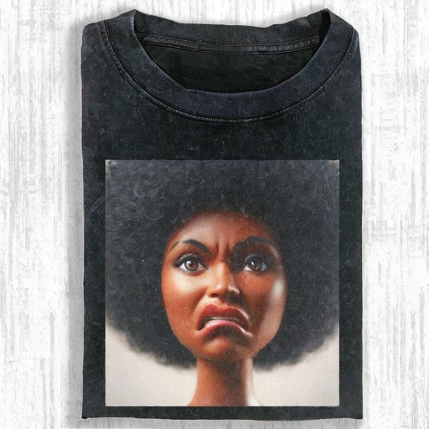 Funny Doll Face MEME ICON TEE - Vintage Washed Apparel by VanceMade