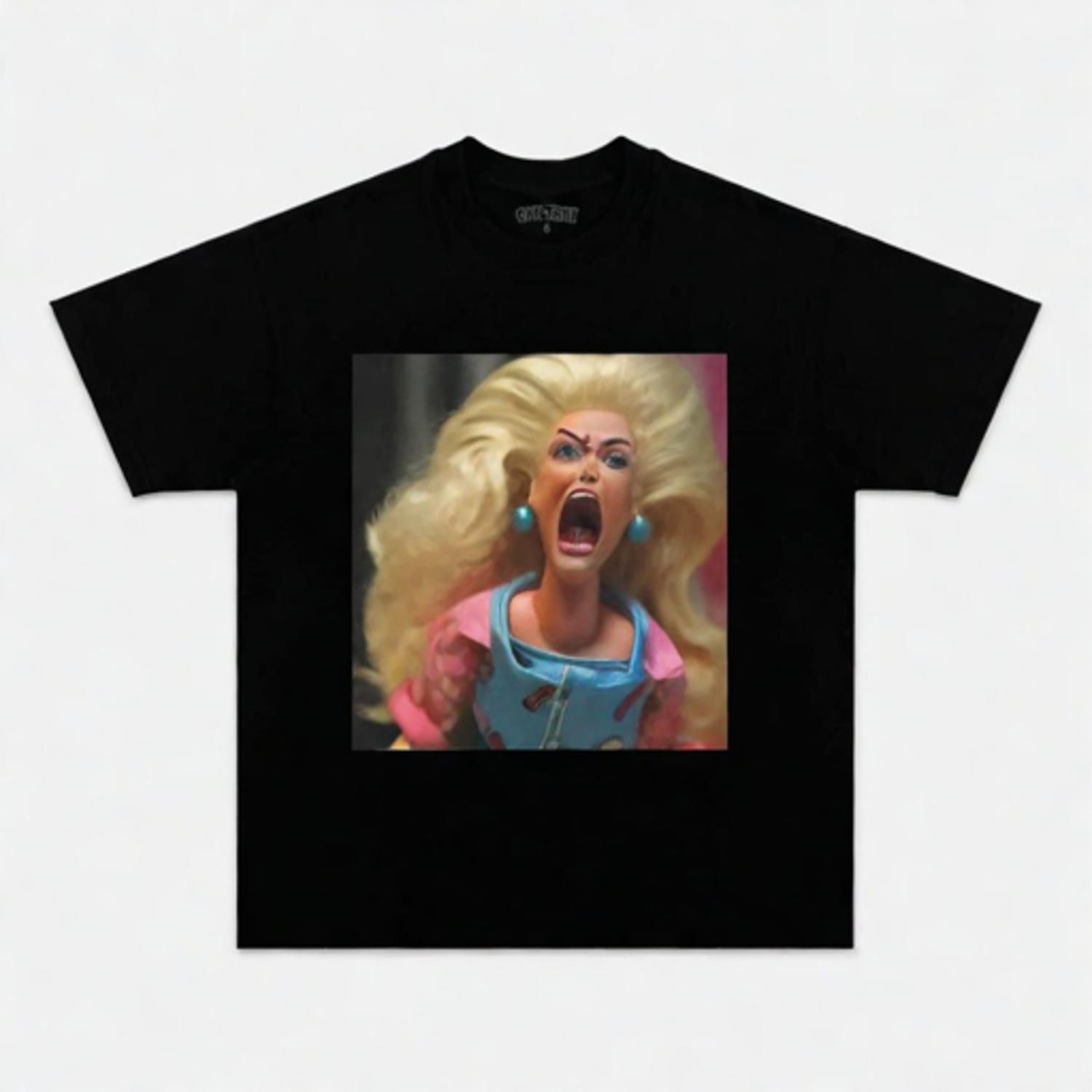 MOOD DOLL GIRL MEME T-SHIRT - Vintage Washed Apparel by VanceMade