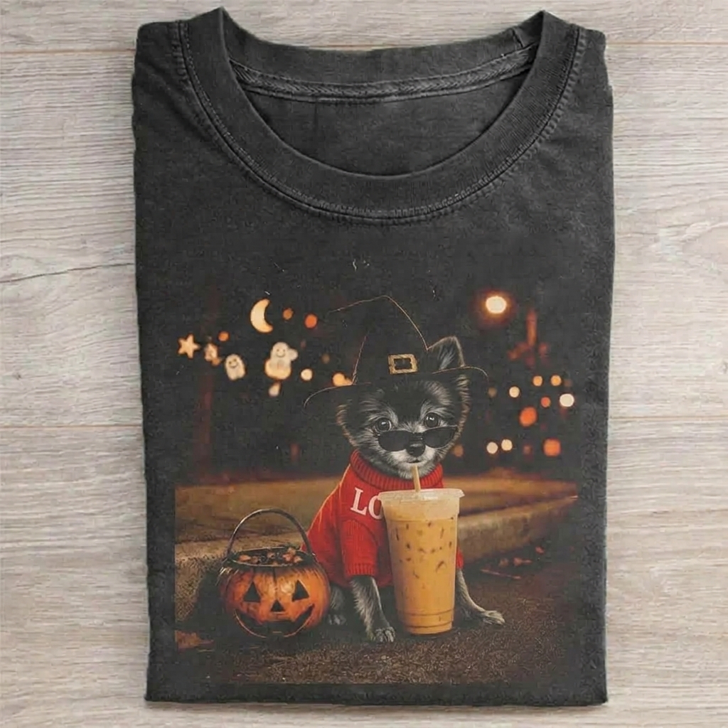 Halloween Pomeranian T-shirt