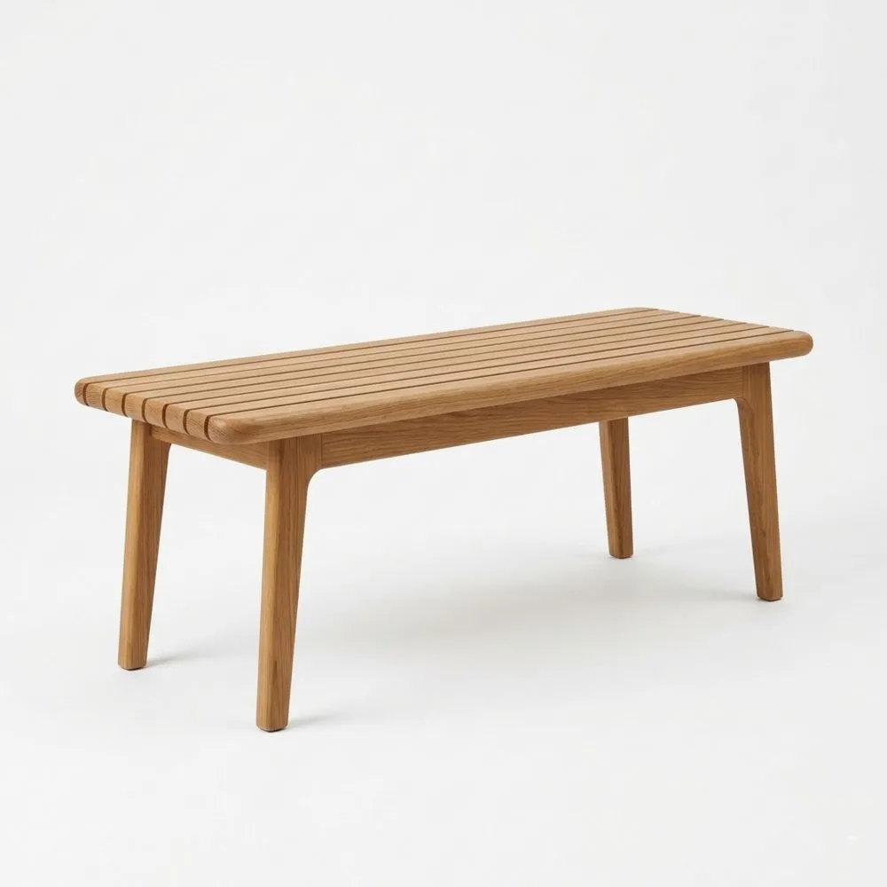 Banco de Madera de Roble