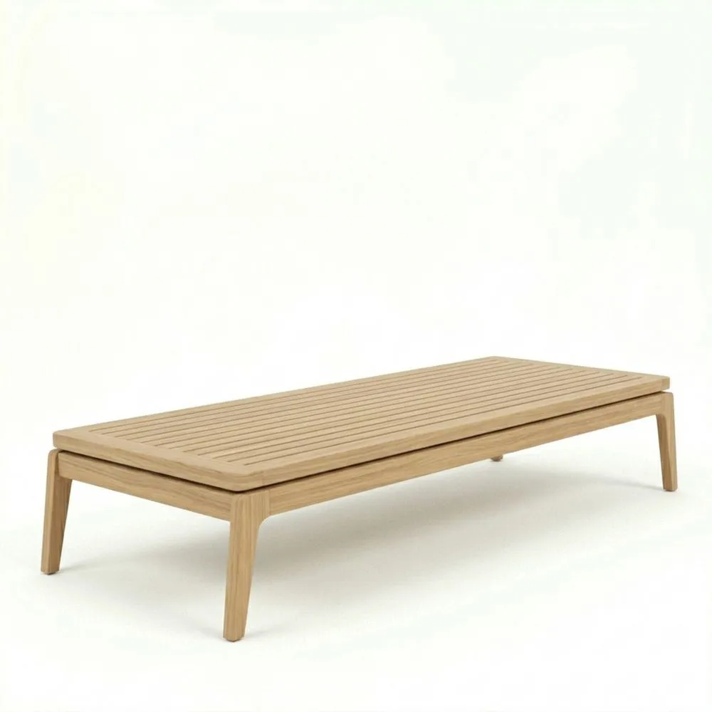 Banco de Madera Maciza de Roble para Interior y Exterior 200x80x30 (Largo×Ancho×Alto) cm