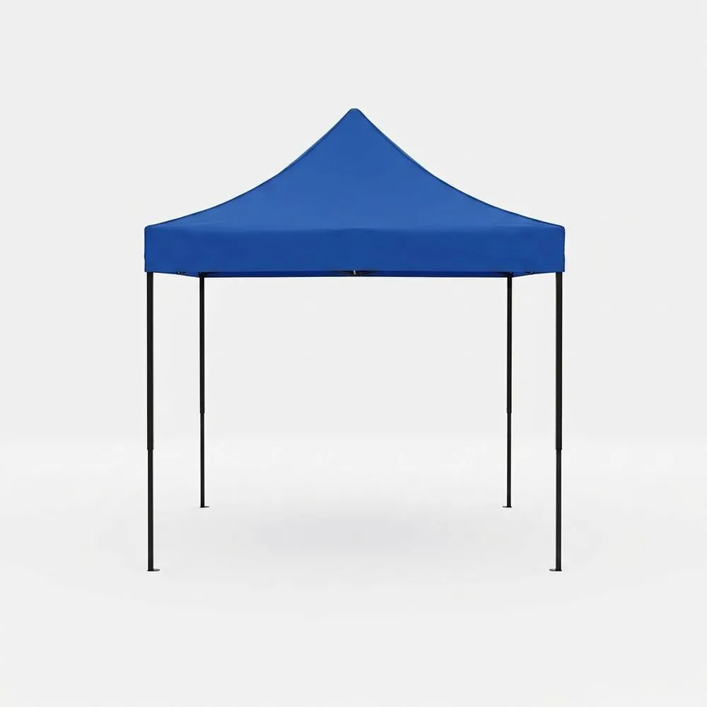 Tienda de campaña plegable con estructura de acero azul 300x300 cm