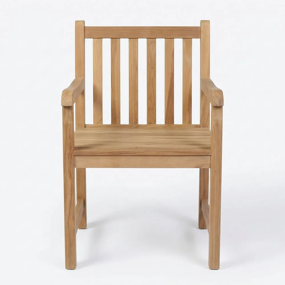 Silla de Jardín de Madera de Teca 60x55x90 cm