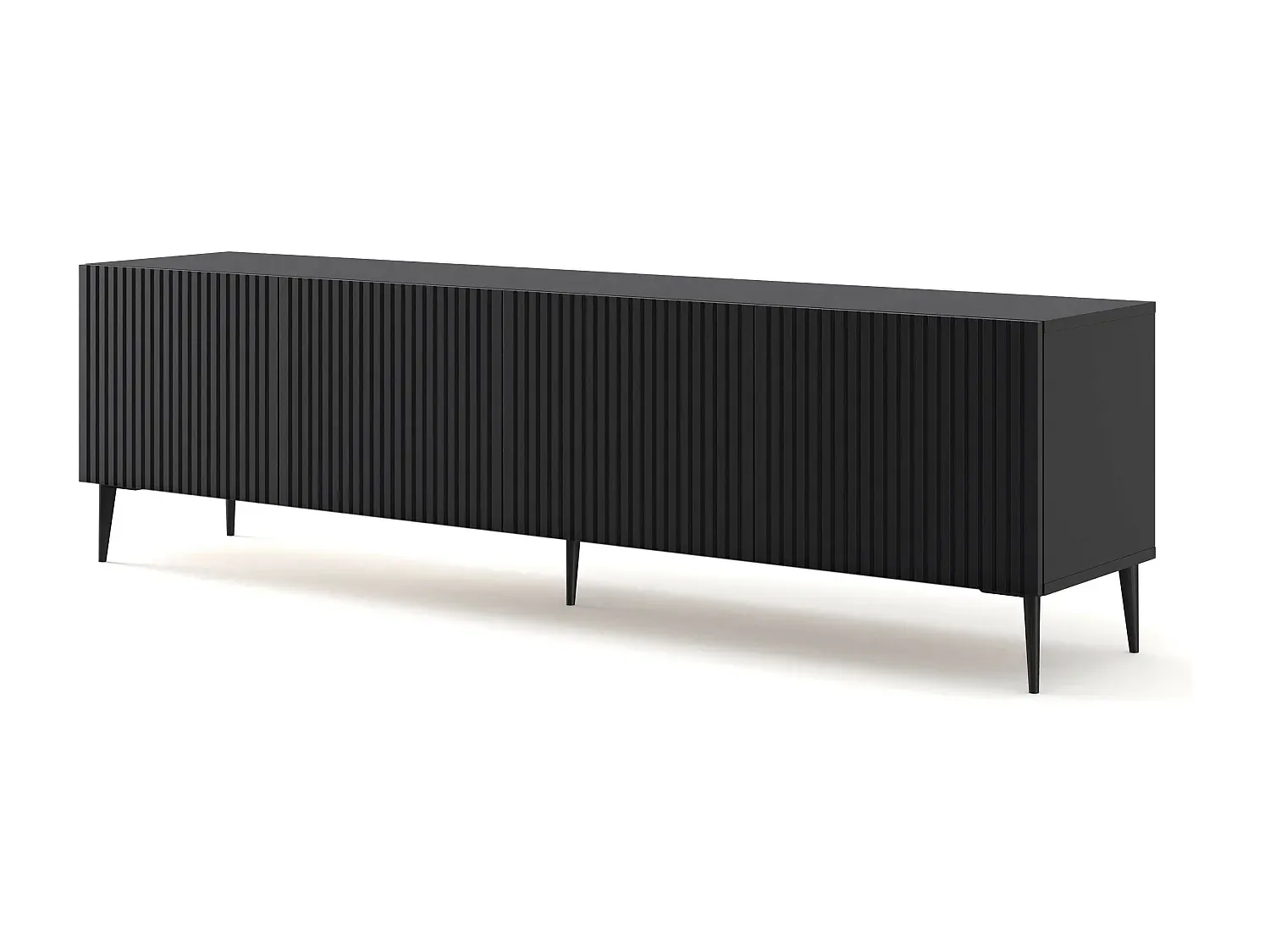 Moderner Fernsehtisch mit Stauraum, 200 cm