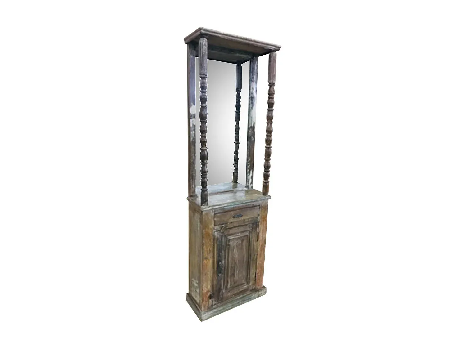 Moderner Holzspiegel für den Flur, 59x27x192 cm