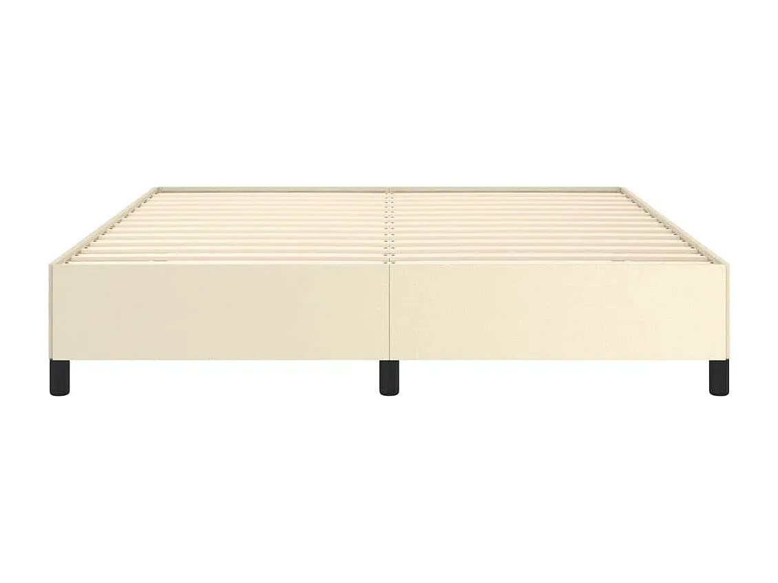 Modernes Polsterbett 160x200 cm in Creme