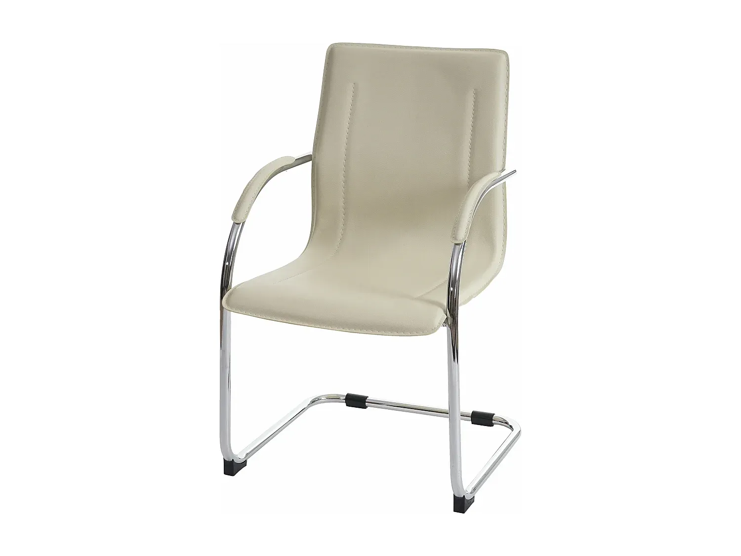 Ergonomischer Bürostuhl in Creme