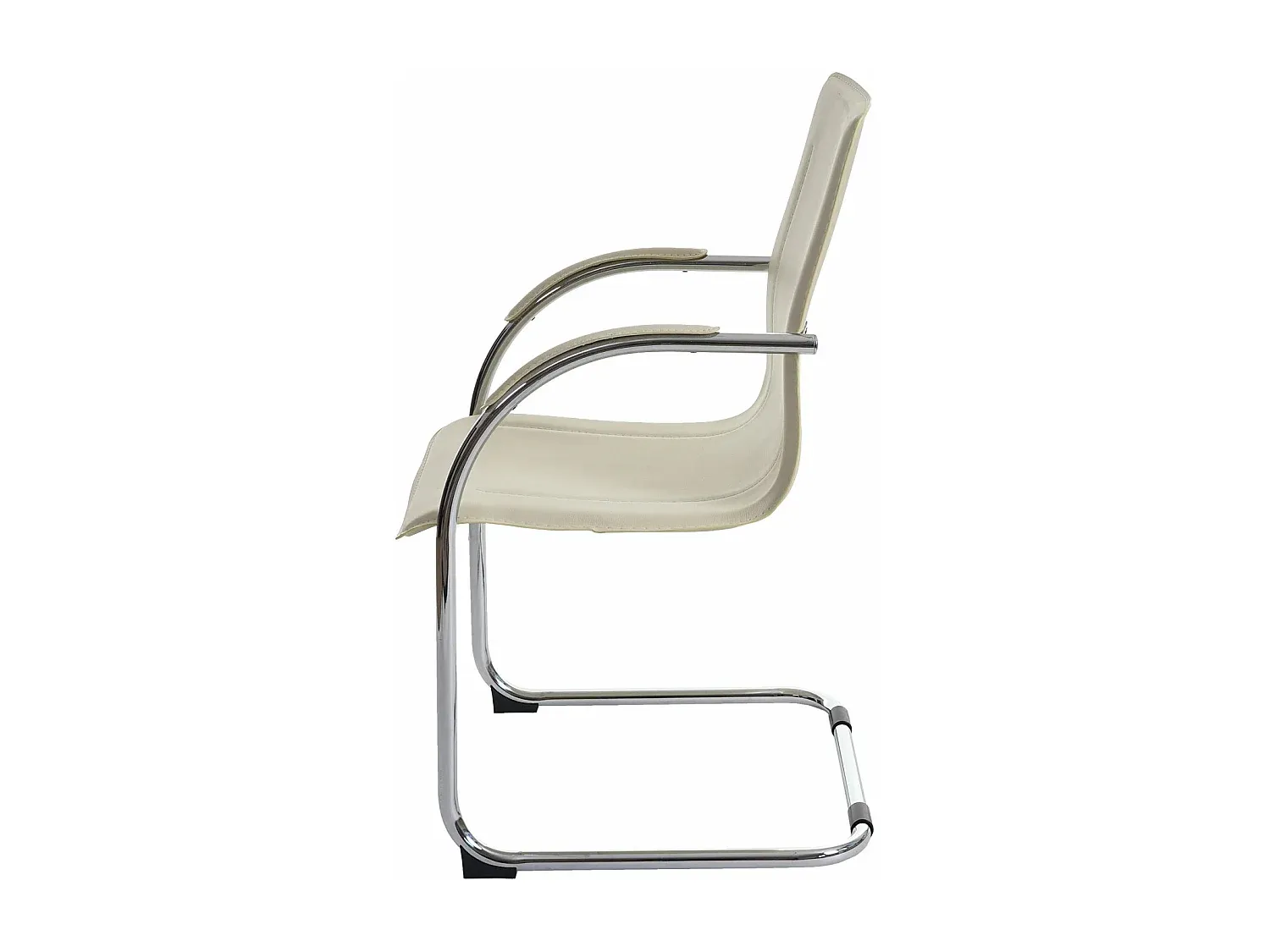 Ergonomischer Bürostuhl in Creme