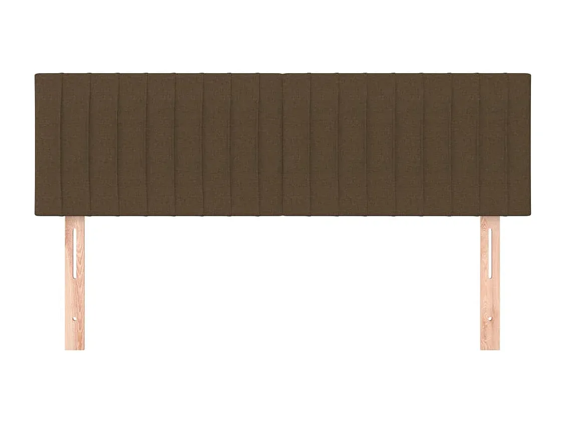 Verstellbares Kopfteil für Betten, Dunkelbraun, 72x5x78/88 cm