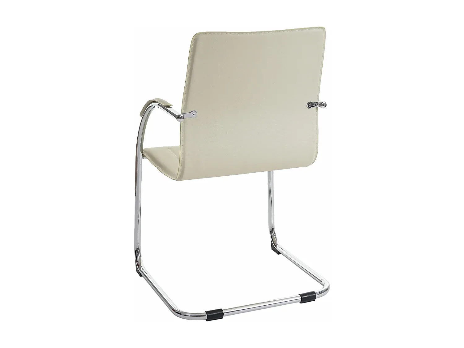 Ergonomischer Bürostuhl in Creme