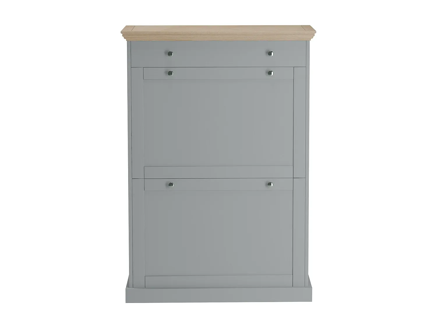 Schuhaufbewahrung aus grauer Eiche