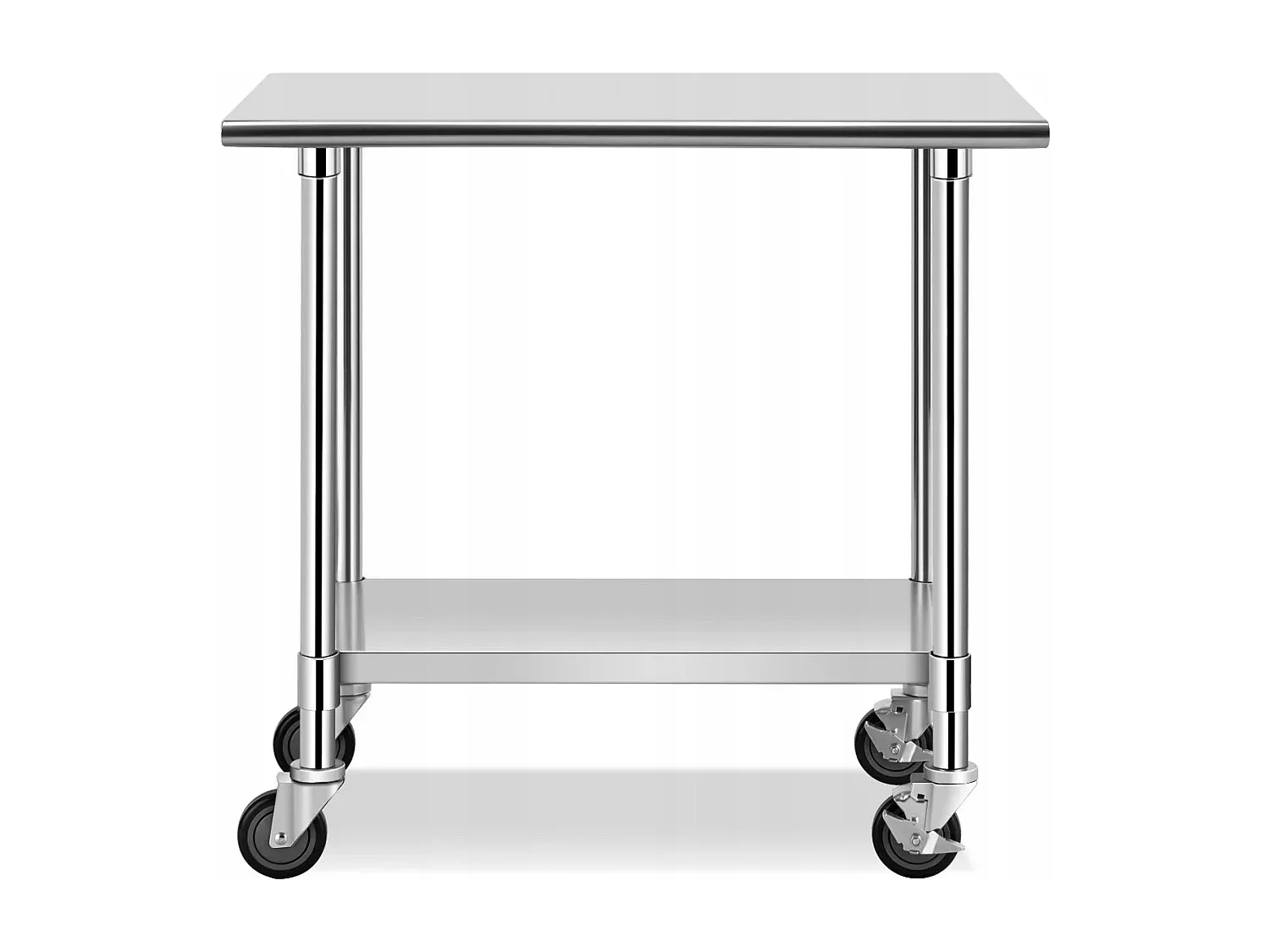 Höhenverstellbarer Edelstahltisch