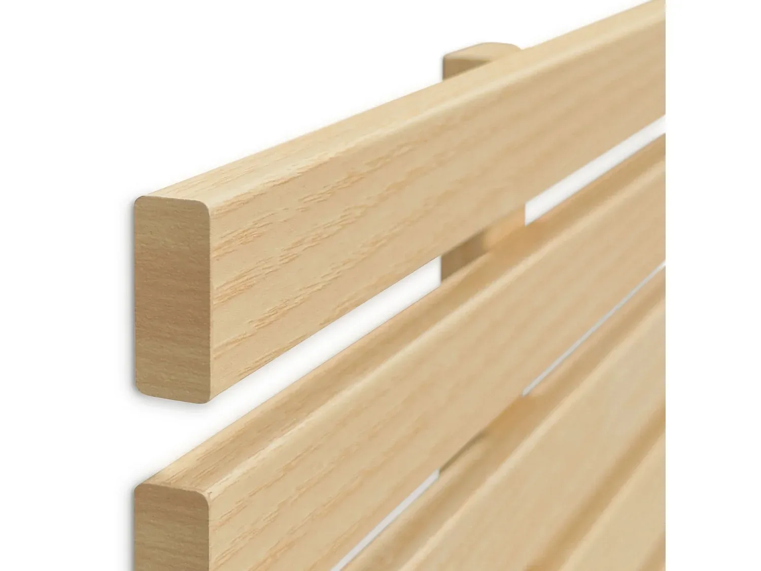 Kopfteil aus recyceltem Holz im japanischen Palettenstil, 160 x 46 cm