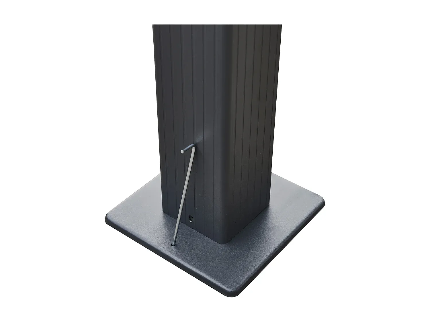 Freistehende Pergola aus Aluminium, 3 × 3m, taupe