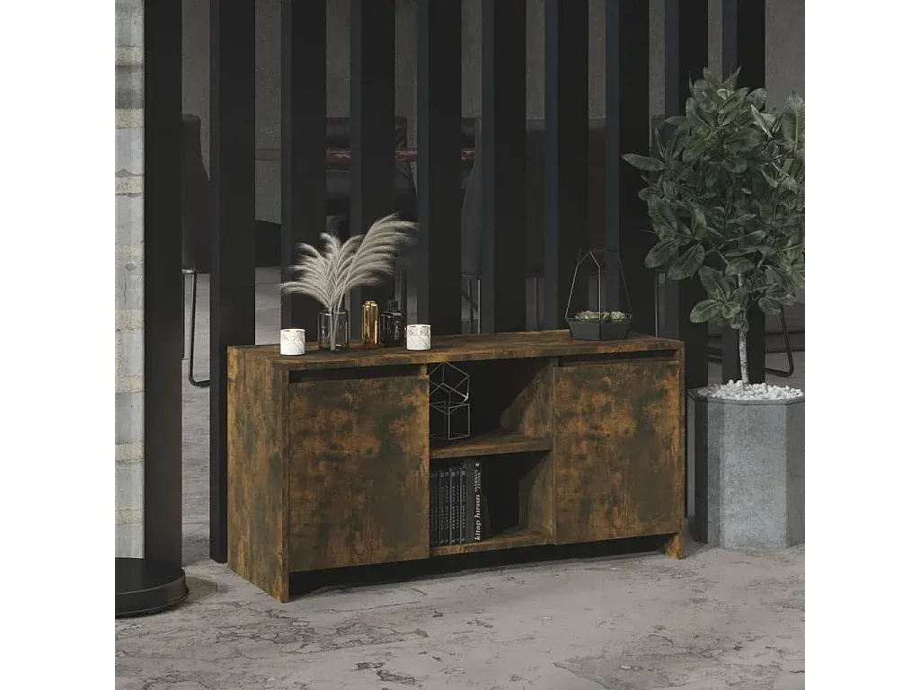 Moderner TV-Schrank in Räuchereiche Optik