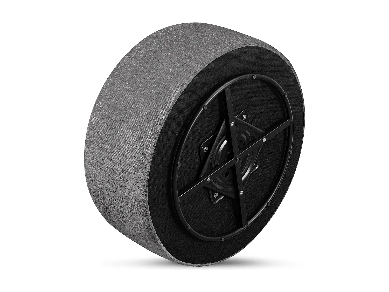 Moderner Stil Sitzpouf in Grau