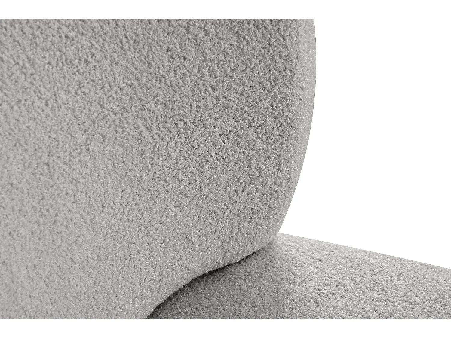 Bequemer Hellgrauer Sessel mit Eichedekor