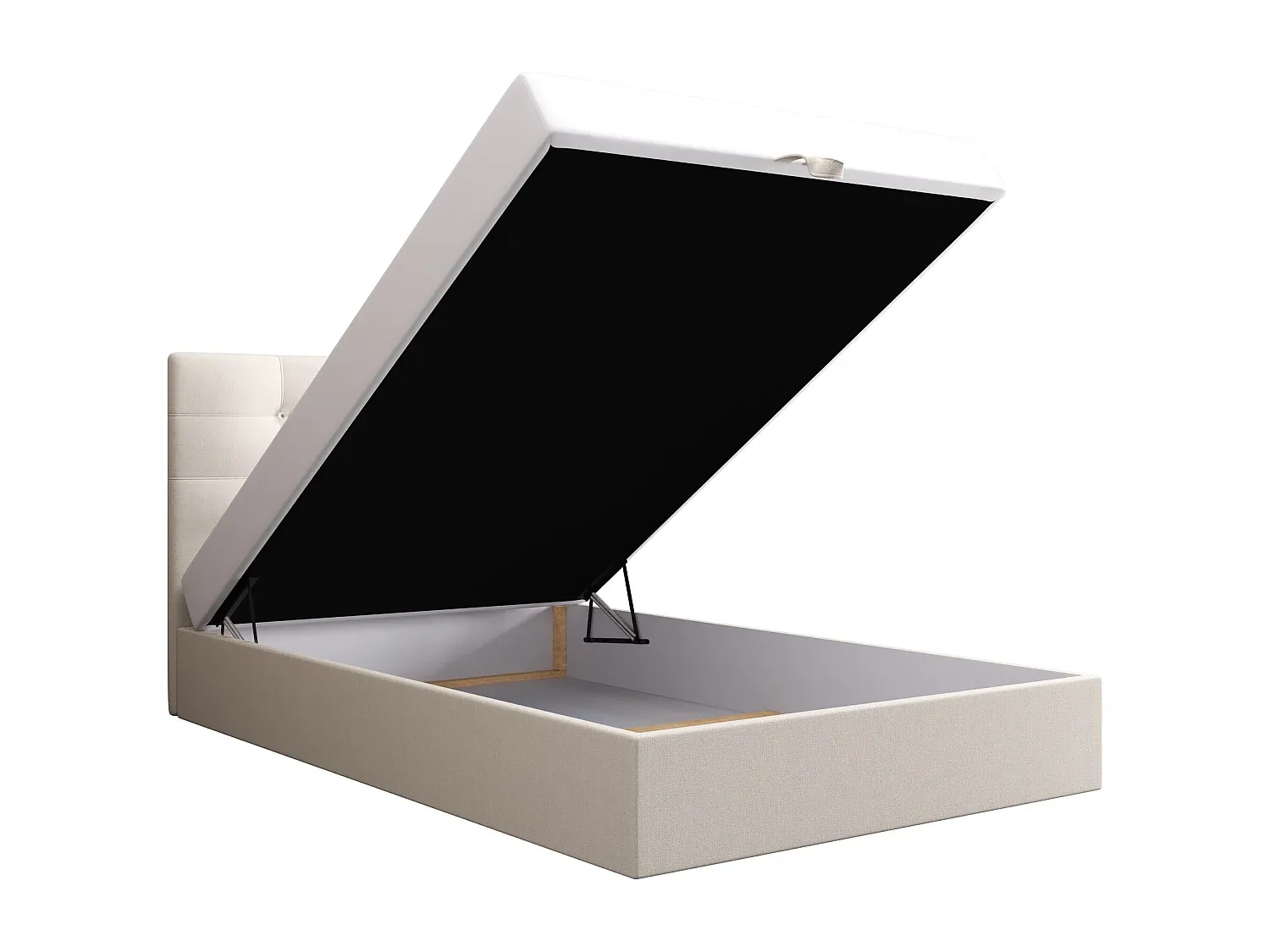 Komfortables Boxspringbett 120x200 mit Stauraum