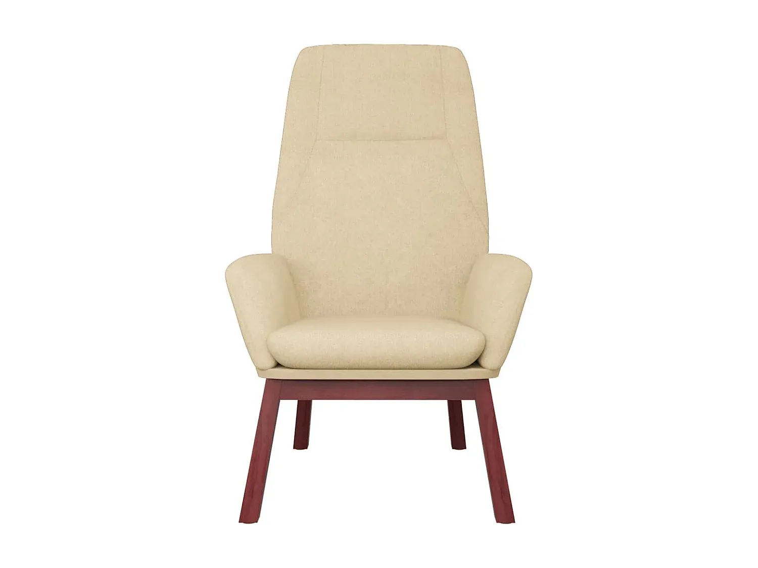 Bequemer Loungesessel in Cremefarbe