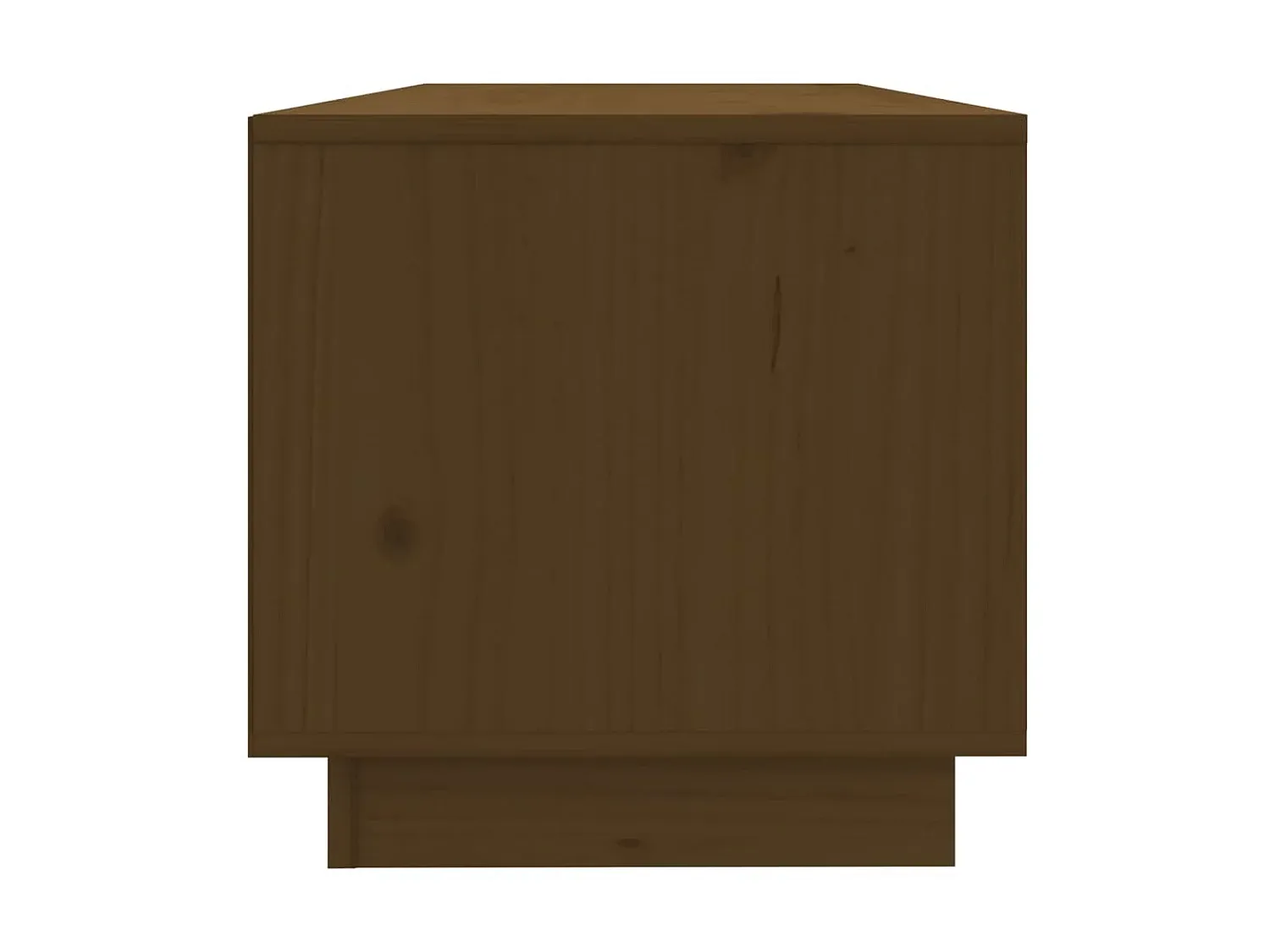 Fernsehtisch aus Kiefernholz, honigbraun, 90x35x35 cm