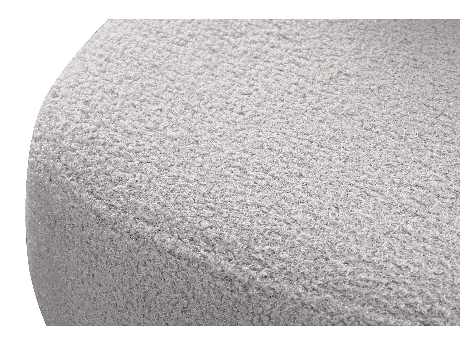 Bequemer Hellgrauer Sessel mit Eichedekor