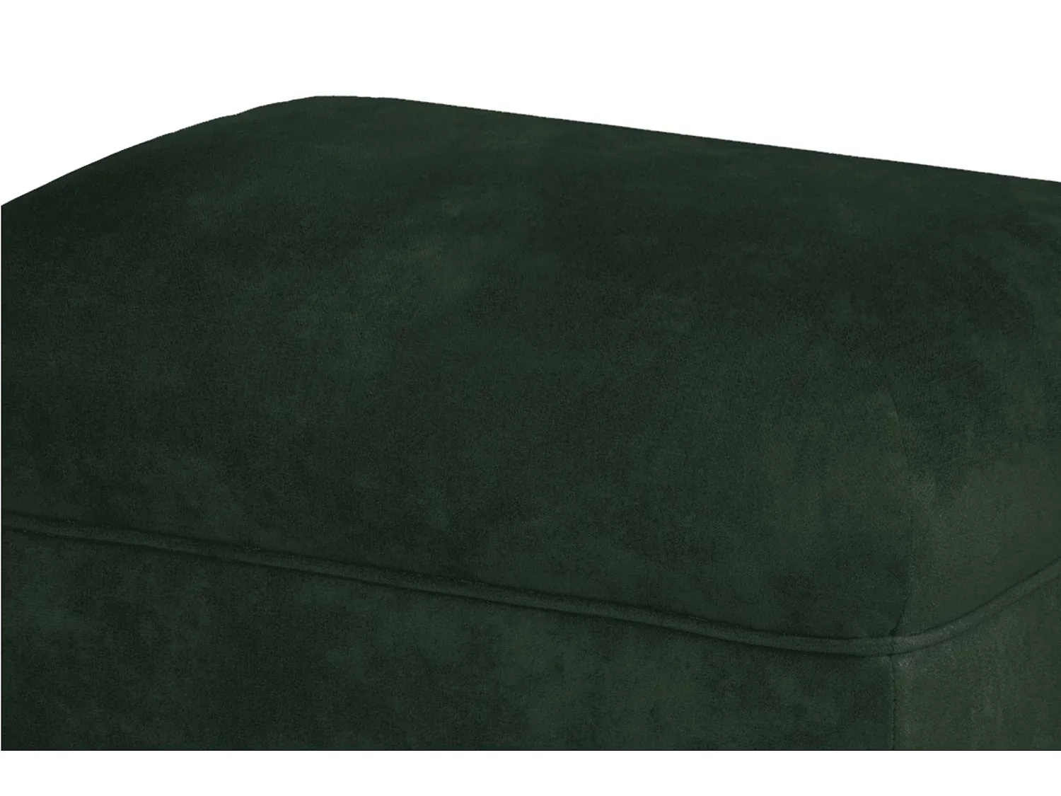 Gemütlicher Ohrensessel mit Hocker in Grün