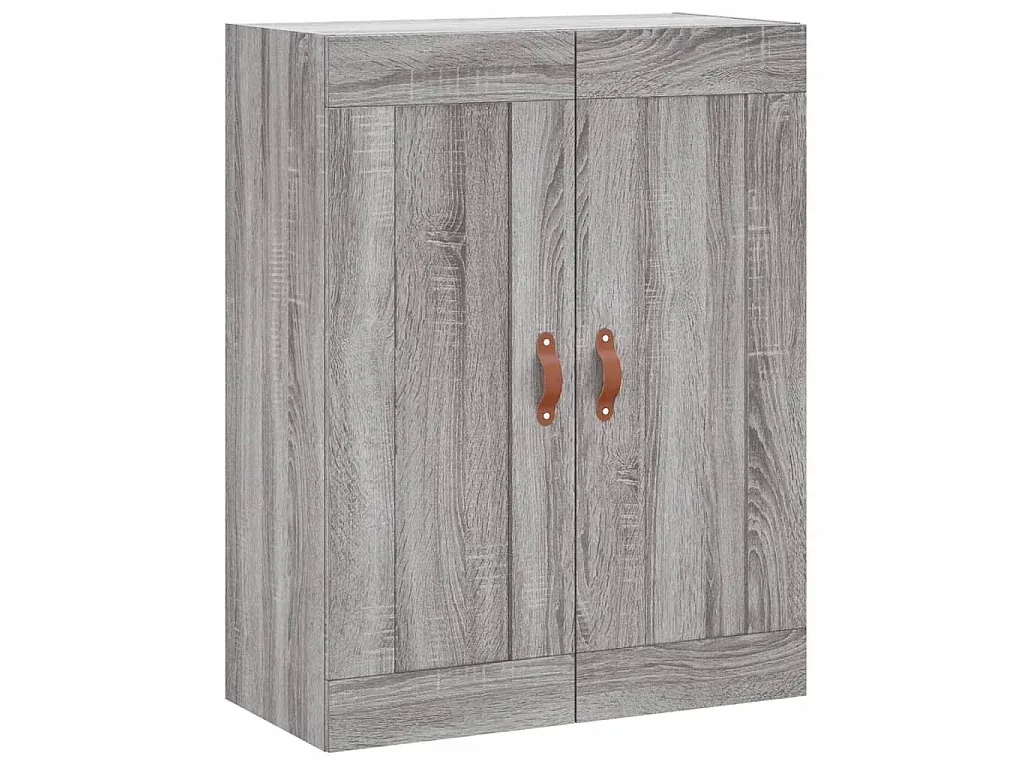 Moderner Hochkommode in Grau Sonoma Eiche