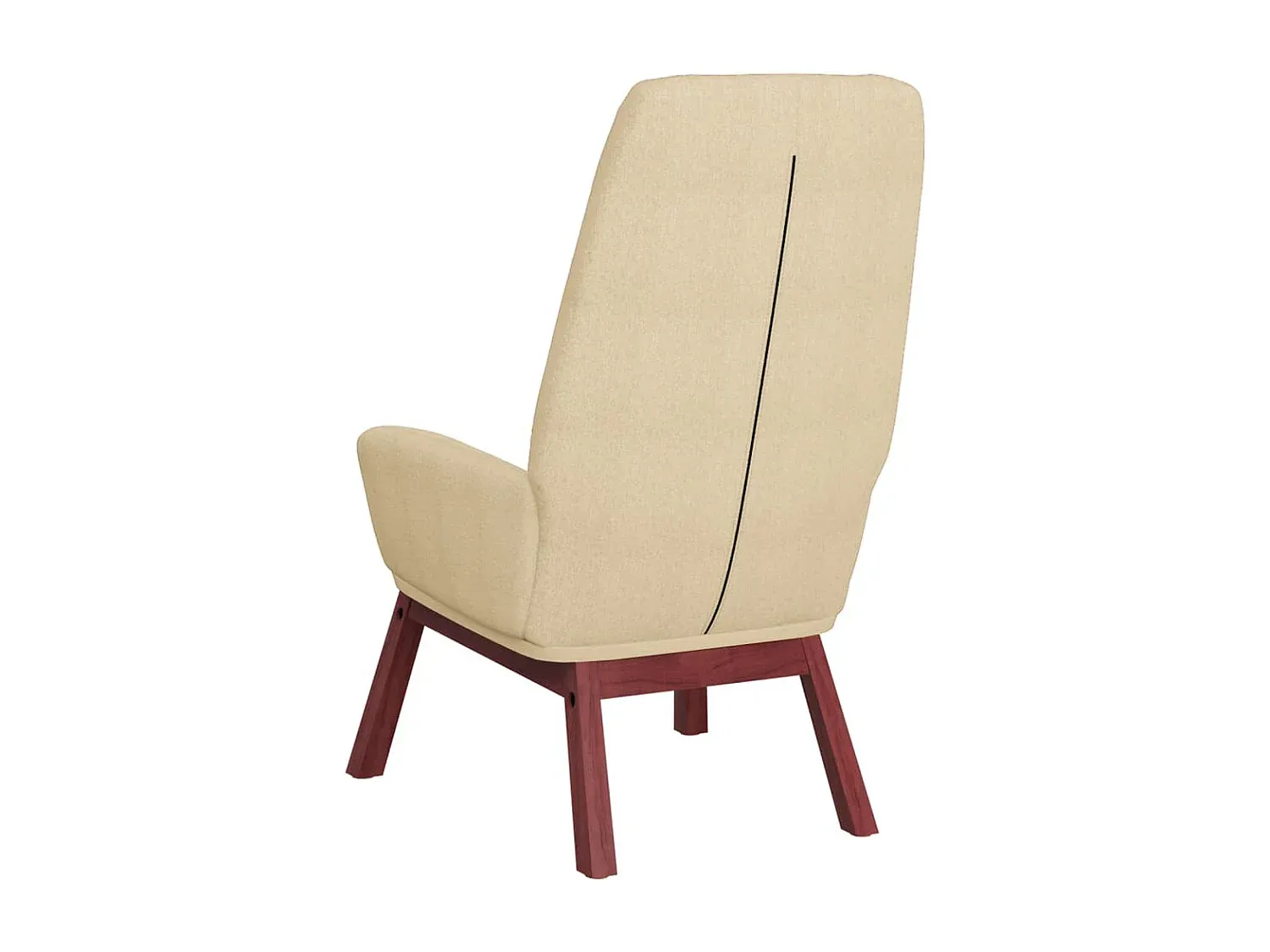 Bequemer Loungesessel in Cremefarbe