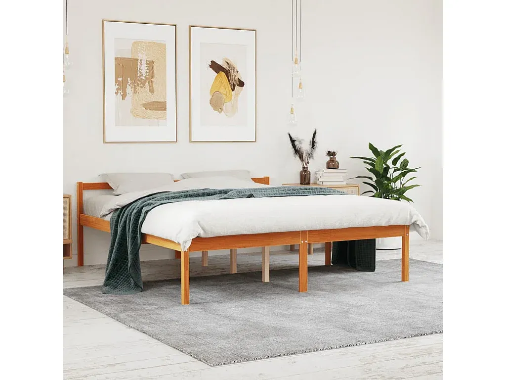 Komfortables Holzbett für Senioren 160x200 cm