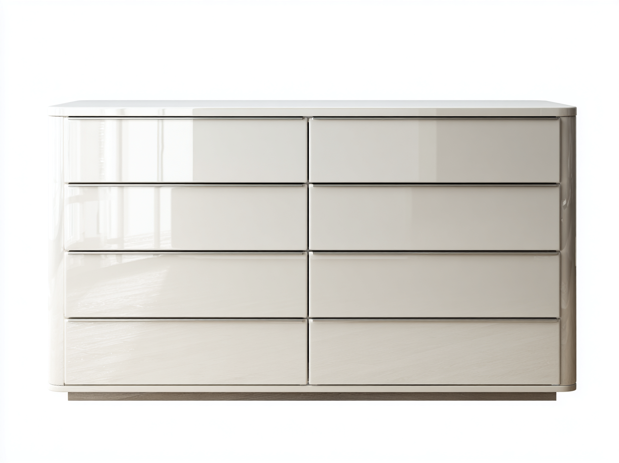 Cassettiera-MDF-138x46x82 cm-bianco-stile moderno-Vivaihome