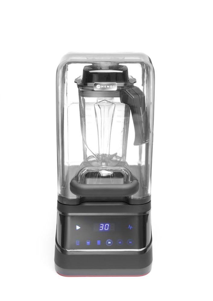 HENDI Frullatore digitale - Potenza 1680 W - Capacità 2,5 L - Protezione anti rumore senza BPA-Nestgetmart