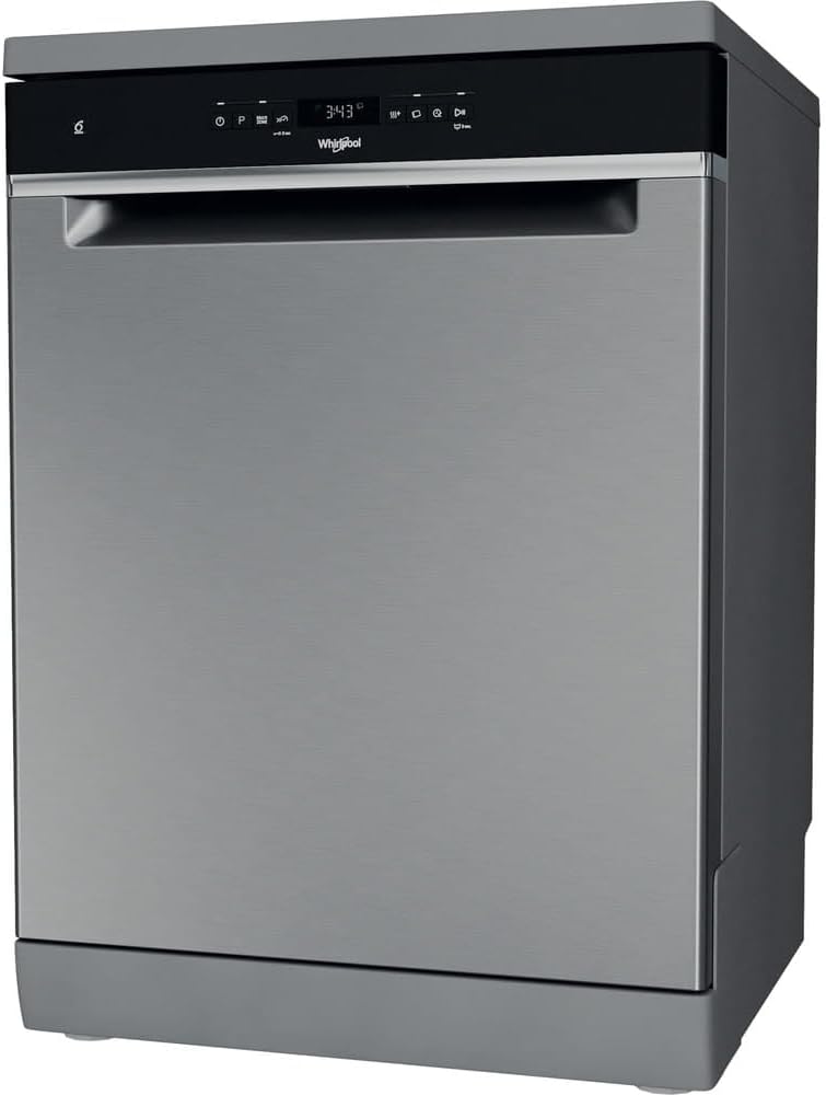 Whirlpool WFO 3T141 X lavastoviglie libera installazione - 14 coperti - inox grigio - 6 Senso 41 decibel-Nestgetmart