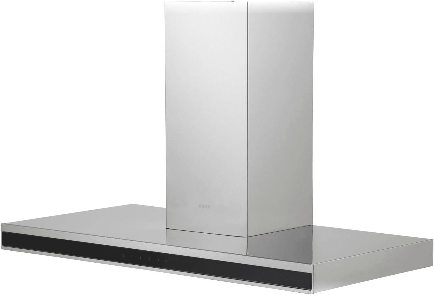 Cappa aspirante 90 cm - Cappa cucina inox e vetro nero Touch LED - 770 m3 h - Filtri antigrasso metallo-Nestgetmart